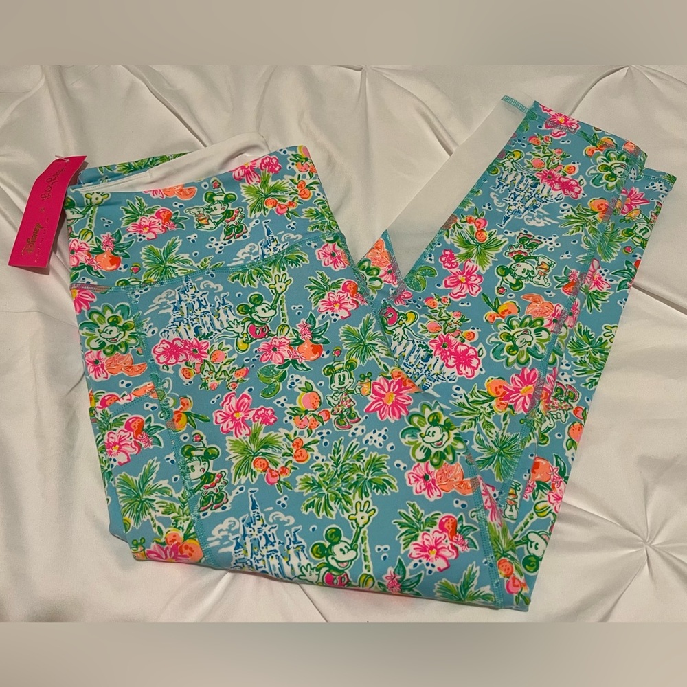 Lilly Pulitzer Disney Leggings Size XL